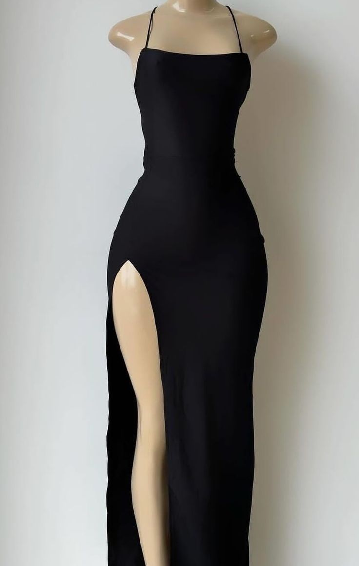 Elegant Black Prom Dresses, Fashion Party Dress With Slit fg6448 formalgowns Elegant Black Prom Dresses, Fashion Party Dress With Slit fg6448 formalgowns