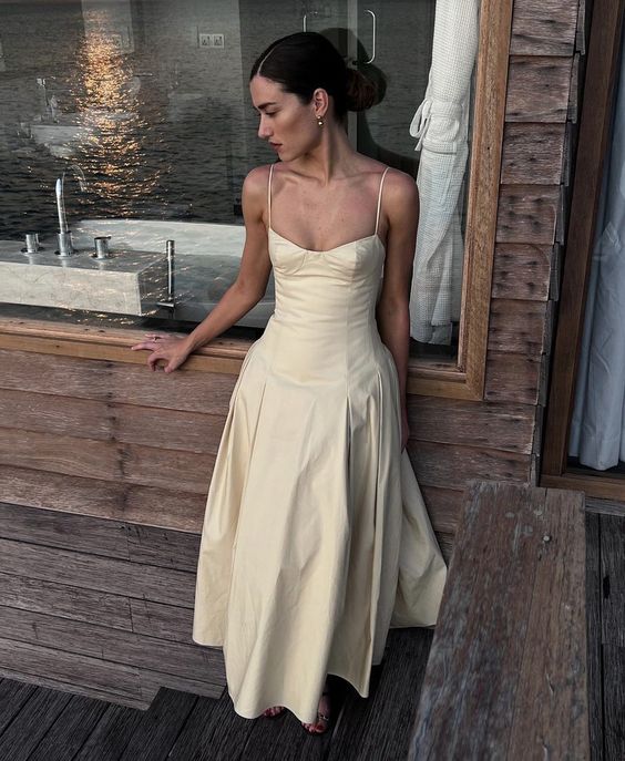 Ivory Evening Dresses Sexy Formal Party Dress fg5517