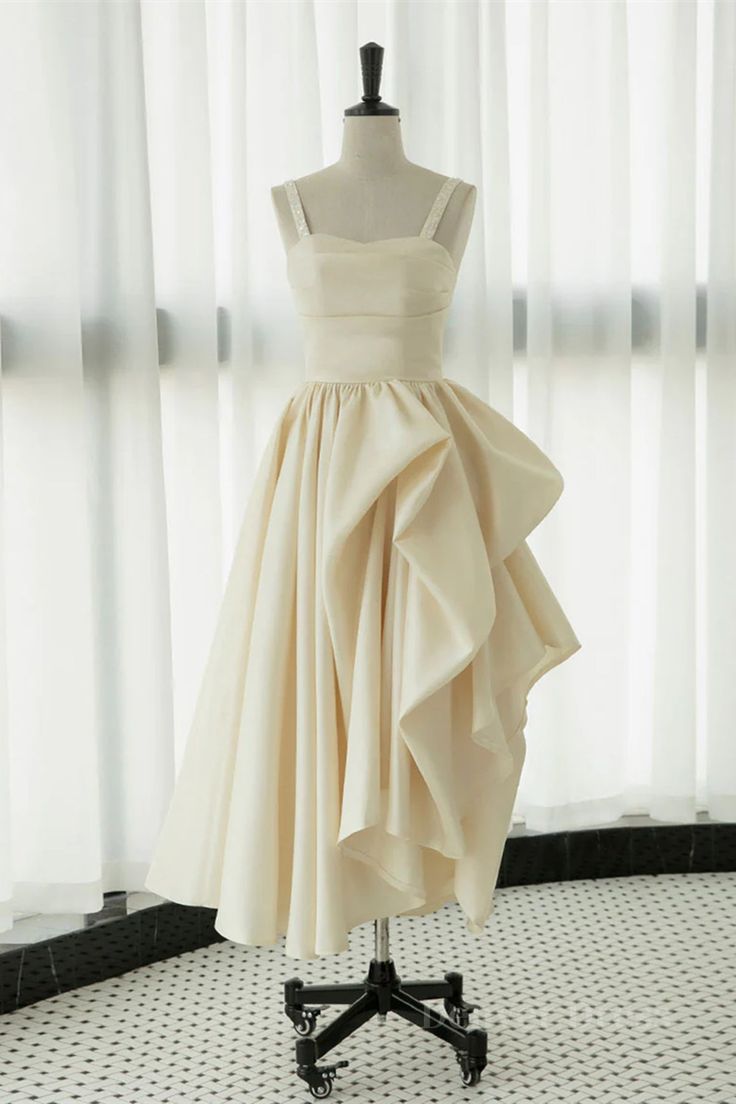 Tea Length Prom Dresses, Tea Length Formal Homecoming Dresses fg5476