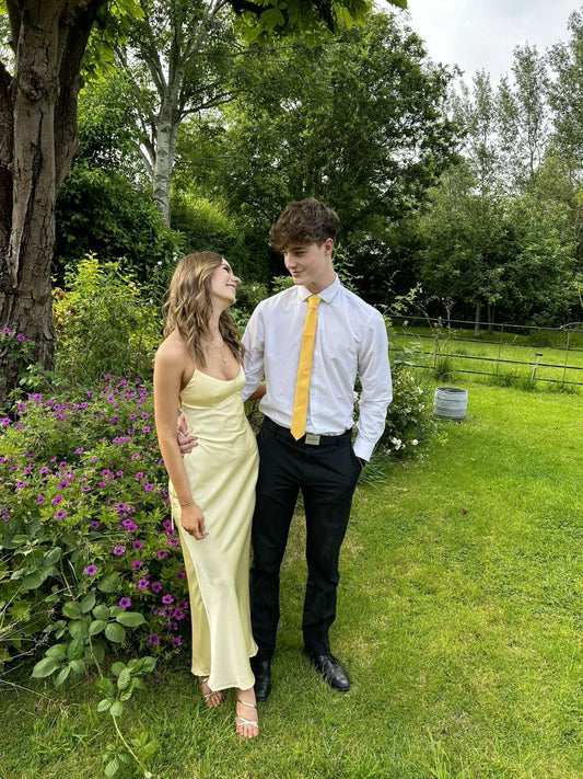 Robe de soirée longue à bretelles spaghetti, robe de bal en satin, fg6644