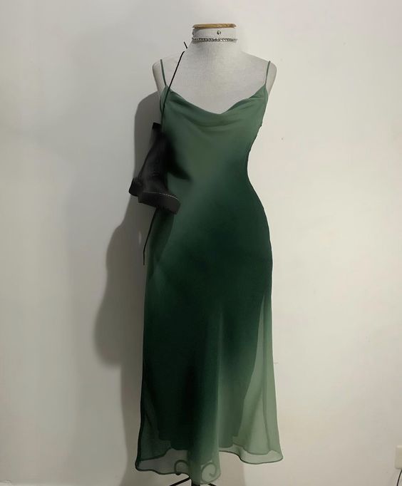 sexy green cocktail dress Glamorous Emerald Green Satin Evening Dress ,Sexy Pageant Dress Y757 Simplepromdress