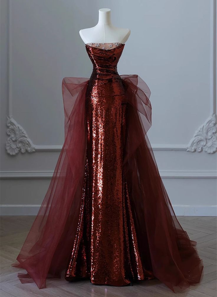 Sequins and Tulle Long Party Dress, Evening Dress Prom Dress fg5456 formalgowns Sequins and Tulle Long Party Dress, Evening Dress Prom Dress fg5456 formalgowns