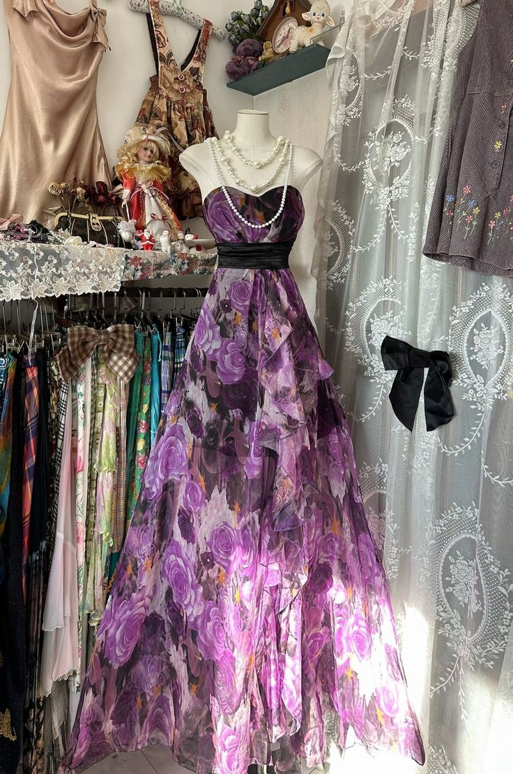 A Line Sleeveless Long Floral Chiffon Evening Dress Prom Dresses fg823 – formalgowns A Line Sleeveless Long Floral Chiffon Evening Dress Prom Dresses fg823 – formalgowns