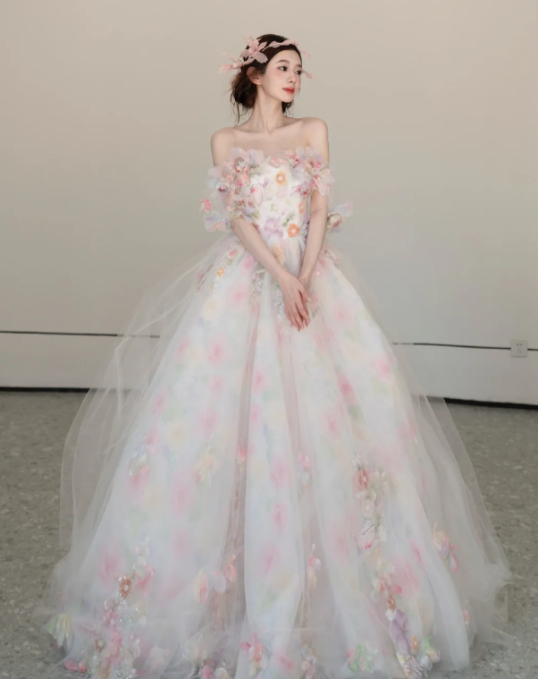 Robe de soirée longue sirène colorée à paillettes, tenue de remise de diplôme fg8362