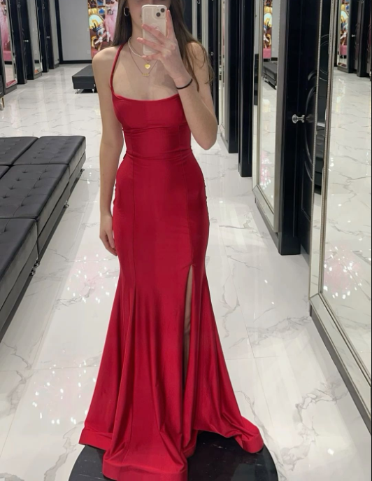 Red Prom Dresses Long Formal Dress fg6930