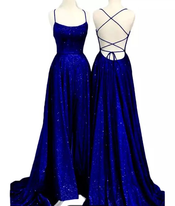 Long Glitter A-Line Criss Cross Back Prom Dress fg4709 formalgowns Long Glitter A-Line Criss Cross Back Prom Dress fg4709 formalgowns