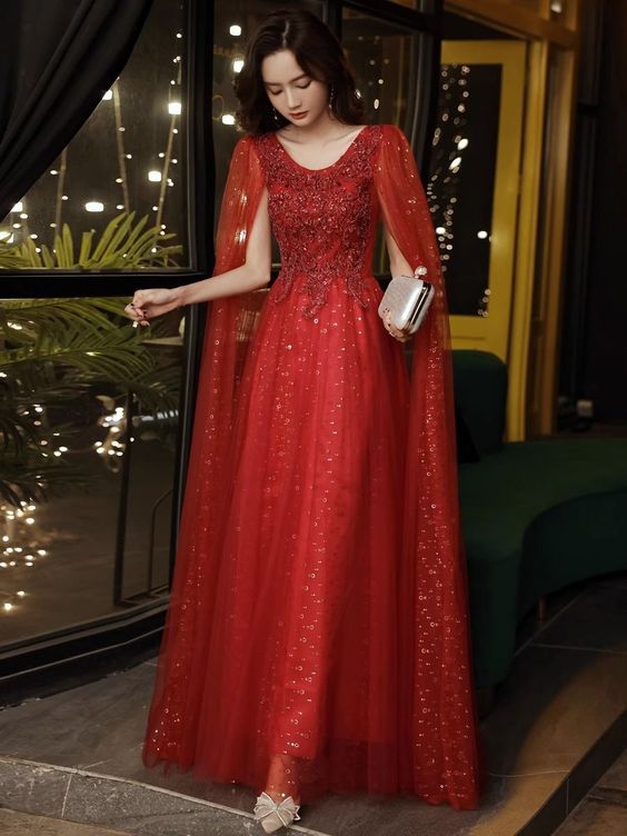 shiny Prom Dresses bling Lace Applique Custom Made Beaded Long Sleeves Evening Party Formal Occasion Wear fg4411