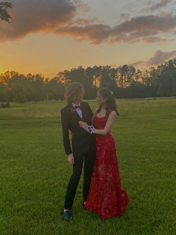 Robe de soirée longue et sexy rouge fg5098