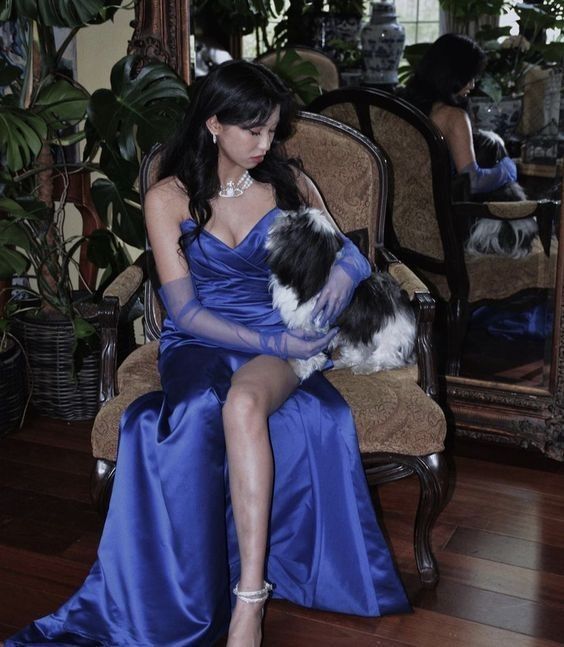 Schlichtes Satin-Ballkleid mit Herzausschnitt und Schlitz, Outfits für den 21. Geburtstag, fg5430
