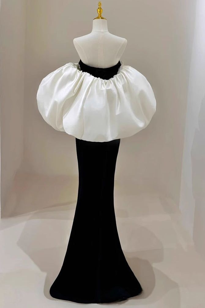 Burgundy Sweetheart Mermaid Velvet Prom Dress With Removable Sleeves fg5032