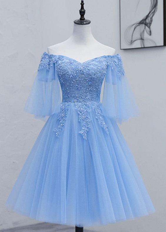 Homecoming Dresses Lace Off Shoulder Short Prom Dress, Homecoming Dres formalgowns Homecoming Dresses Lace Off Shoulder Short Prom Dress, Homecoming Dres formalgowns