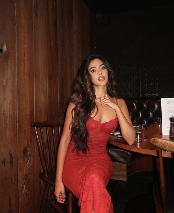 Red Fashion Prom Dress,Lace Formal Evening Gown fg4917