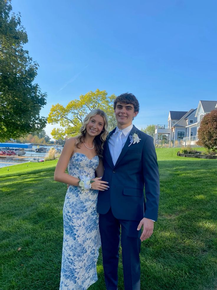 Spaghetti Straps Prom Dresses, formal gowns, Blue and White Prom Dress formalgowns Spaghetti Straps Prom Dresses, formal gowns, Blue and White Prom Dress formalgowns