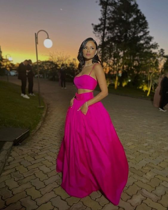 Two Piece Long Evening Dress Prom Gown fg4559 formalgowns Two Piece Long Evening Dress Prom Gown fg4559 formalgowns