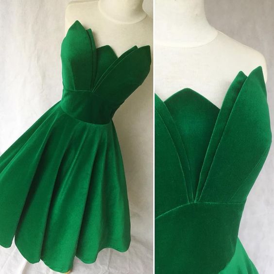 green velvet homecoming dress Velvet Short Sequin Homecoming Dress