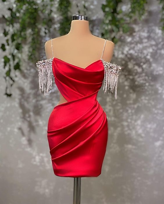 Sexy Red Elegant Short Party Dresses Women Mini Evening Cocktail Gowns formalgowns Sexy Red Elegant Short Party Dresses Women Mini Evening Cocktail Gowns formalgowns