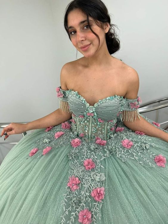 Prom Dresses 3d Flower Applique Prom Dresses Junior Pageant Dresses Sw formalgowns Prom Dresses 3d Flower Applique Prom Dresses Junior Pageant Dresses Sw formalgowns