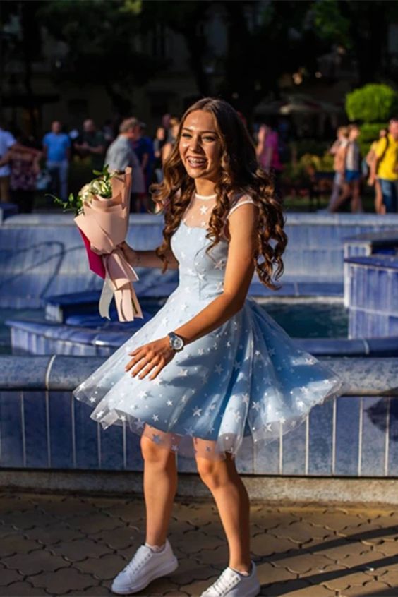 Delicate Lace Scoop Short A Line Homecoming Dresses fg3568 Delicate Lace Scoop Short A Line Homecoming Dresses fg3568