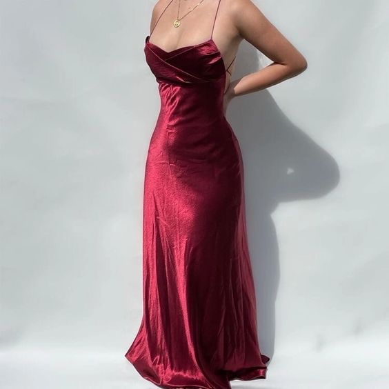Dark red Satin Evening Dresses Long Prom Dress fg4209 formalgowns Dark red Satin Evening Dresses Long Prom Dress fg4209 formalgowns