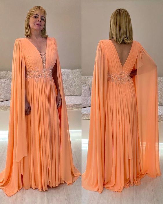 Orange Long Prom Dress, Formal Evening Graduation Dress fg4004 formalgowns Orange Long Prom Dress, Formal Evening Graduation Dress fg4004 formalgowns