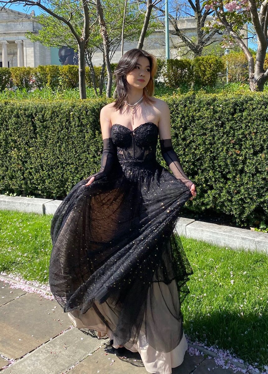 strapless black sparkly prom dress,chic black prom gown fg3805 formalgowns strapless black sparkly prom dress,chic black prom gown fg3805 formalgowns