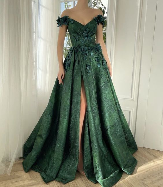 A-Line Prom Dresses Floral Dress Wedding Guest Wedding Party Court Tra formalgowns A-Line Prom Dresses Floral Dress Wedding Guest Wedding Party Court Tra formalgowns