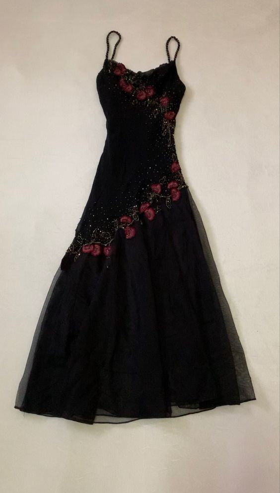 Sexy Black Prom Dresses For Girls Formal Birthday Party Gowns