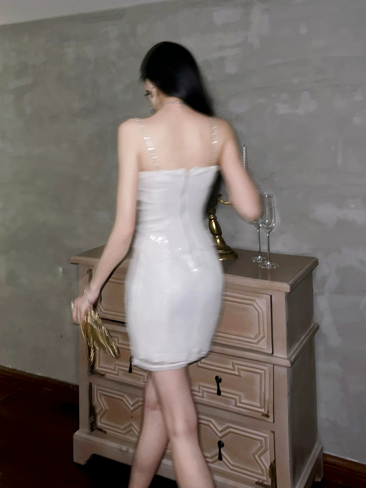 Sexy Shinny Kurzes Abendkleid Cocktailkleider Kurzes Geburtstagspartykleid fg7890