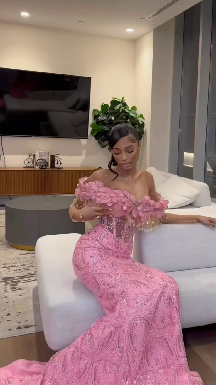 Buntes Meerjungfrau-Partykleid mit Pailletten und langen Abschlusskleidern fg8362