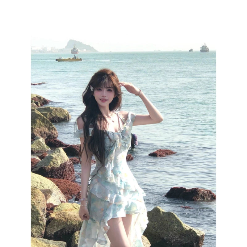 Robe de soirée longue sirène colorée à paillettes, tenue de remise de diplôme fg8362