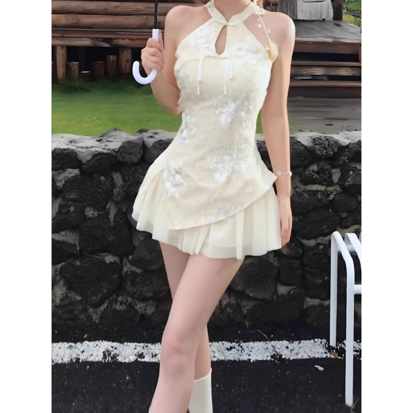 Buntes Meerjungfrau-Partykleid mit Pailletten und langen Abschlusskleidern fg8362