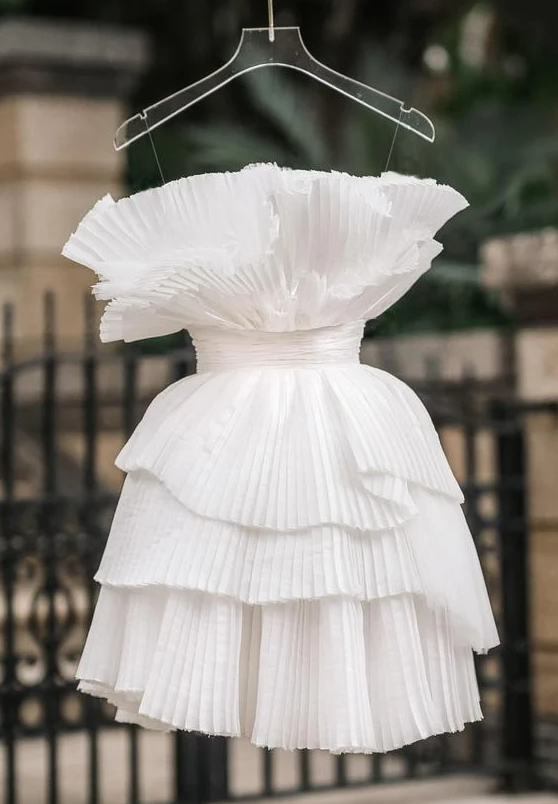 White Short Party Dress Homecoming Dress fg2307 formalgowns White Short Party Dress Homecoming Dress fg2307 formalgowns