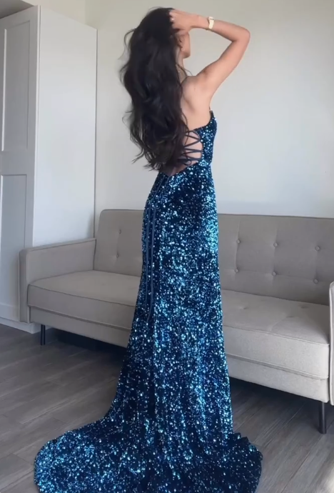 Elegant Sequin Long Prom Dress Formal Party Dress fg5217 formalgowns Elegant Sequin Long Prom Dress Formal Party Dress fg5217 formalgowns