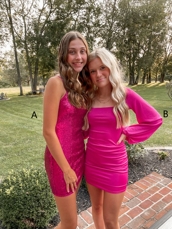 Hot Pink Homecoming Dress Short Prom Dress,Short Party Dress fg3783 formalgowns Hot Pink Homecoming Dress Short Prom Dress,Short Party Dress fg3783 formalgowns