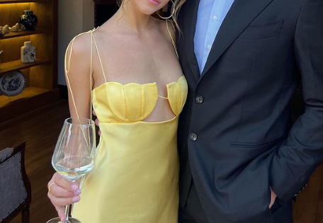 Robe de soirée jaune tendance fg4676