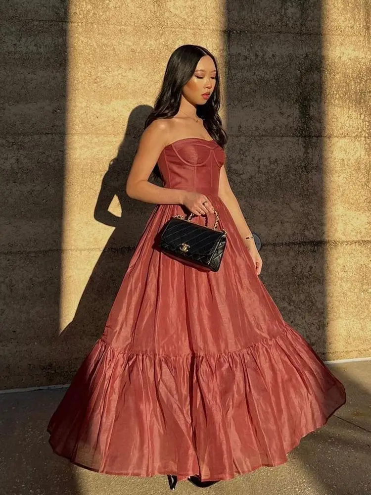 Sweetheart Long tulle evening dress fg6089
