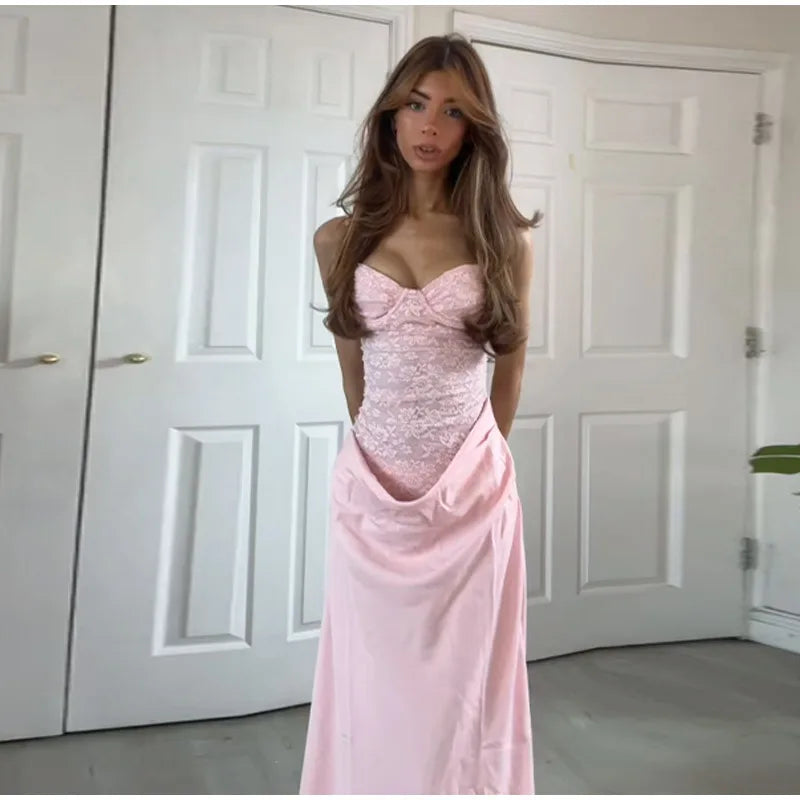 Pink Prom Dress Formal Dress Long Evening Party Dresses fg7774