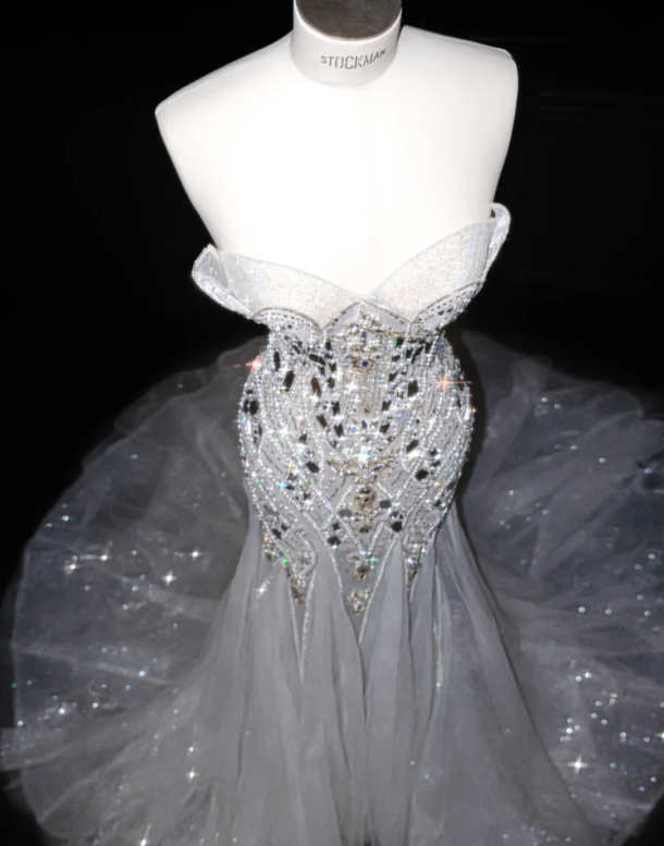 Luxurious Beading Prom Party Dress Sexy Mermaid Evening Dress 22nd Birthday Outfit fg8688