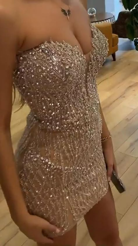 Sweetheart Neck Sparkle Sequin Short Prom Party Dress Evening Dress Bi –  formalgowns