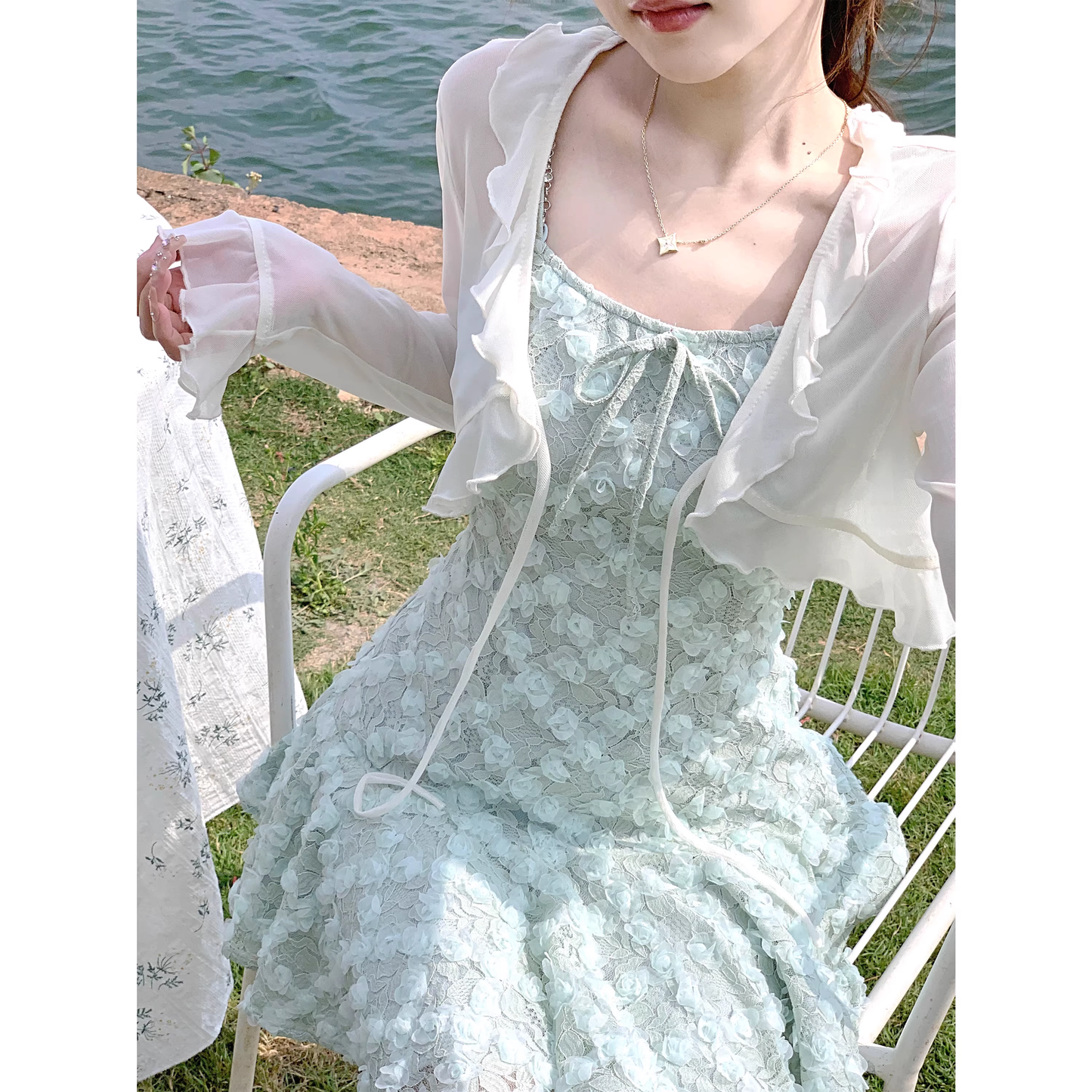 Women's thin sun protection cardigan, summer vest, outerwear A122