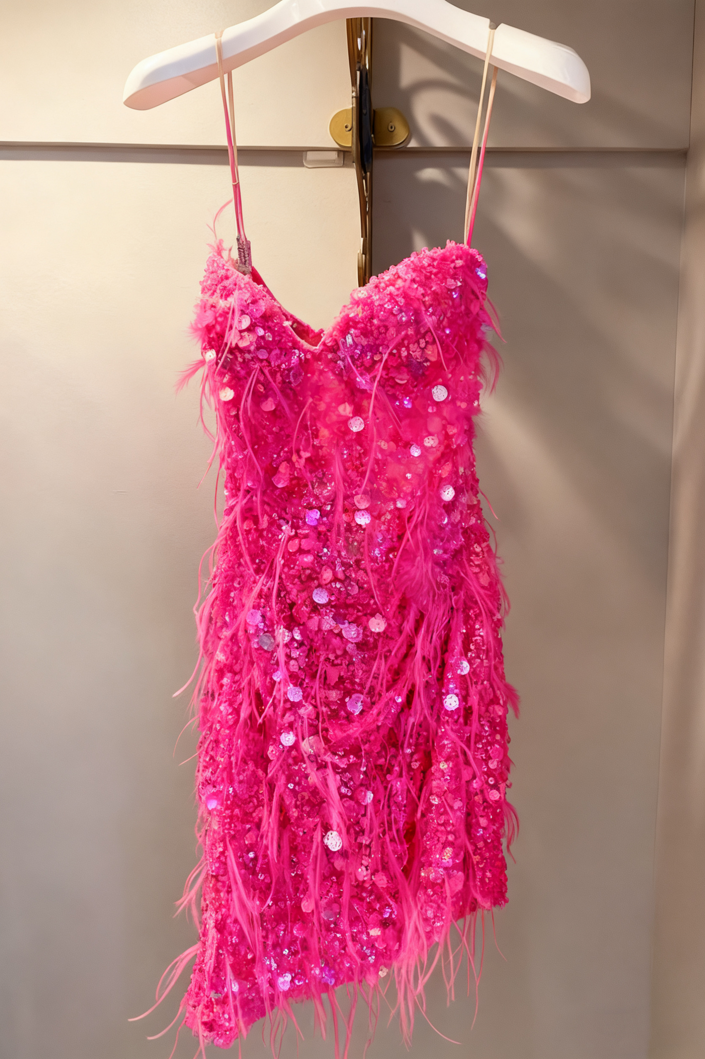 Robes de bal à paillettes, robes de bal courtes fourreau fg1195