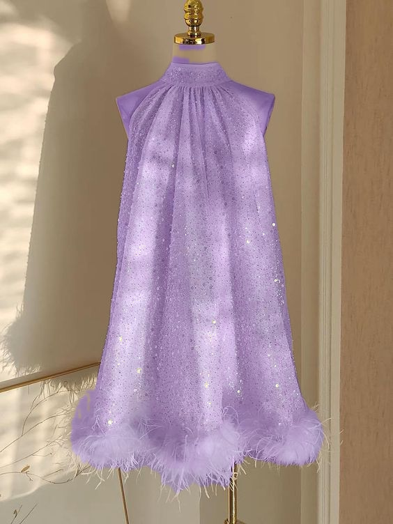 Robe de bal courte blanche, robe de cocktail tendance fg3488
