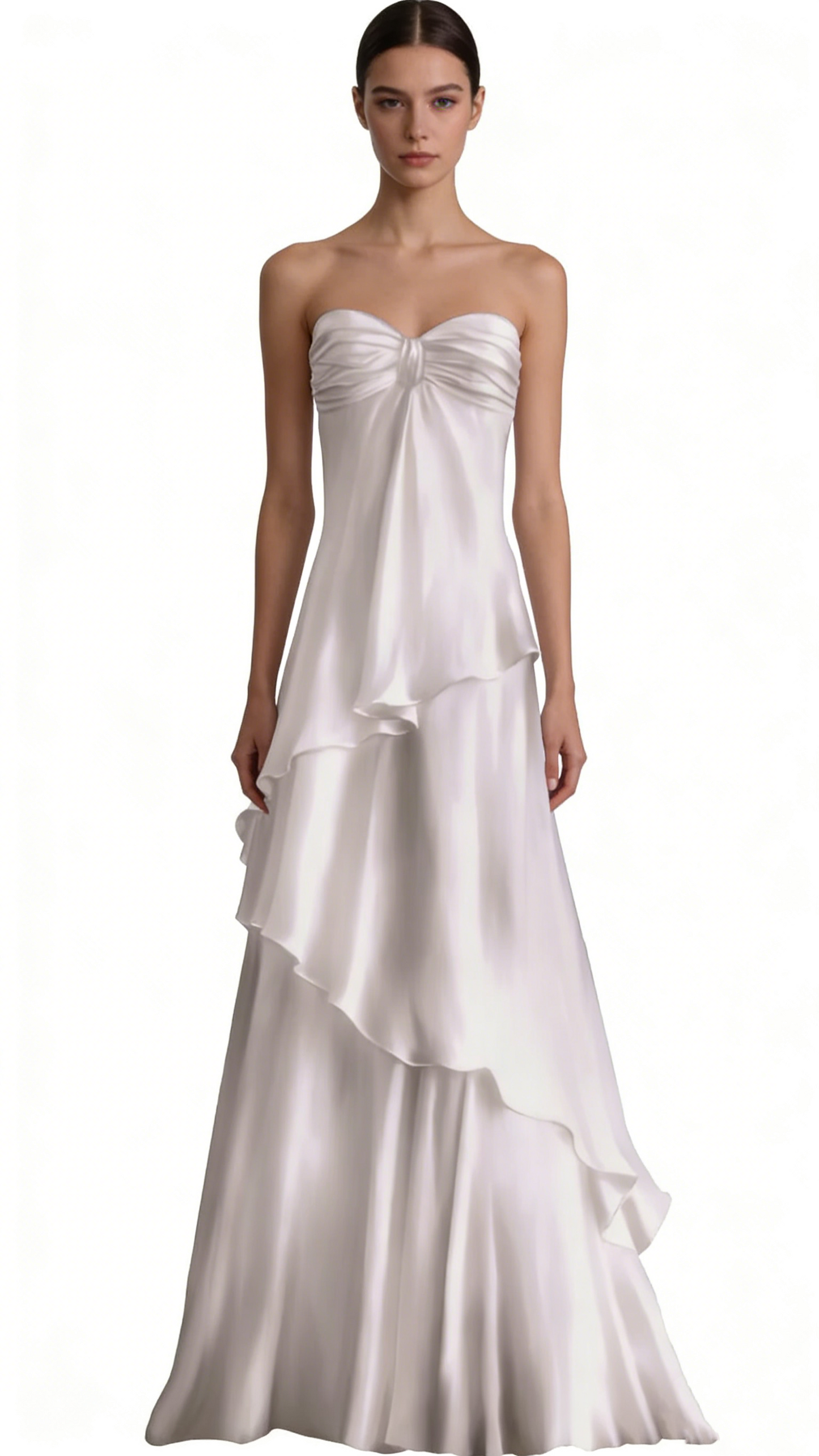 Sexy A line Sweetheart Party Dresses White Long Prom Dresses fg5154