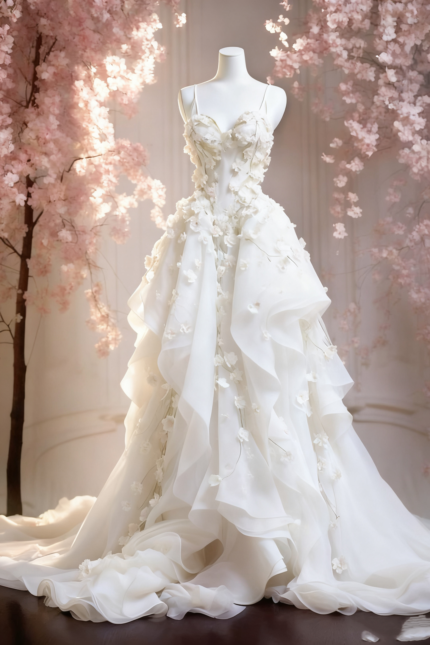 A Line Pink Tulle Long Prom Dress, Evening Formal Dress fg7242