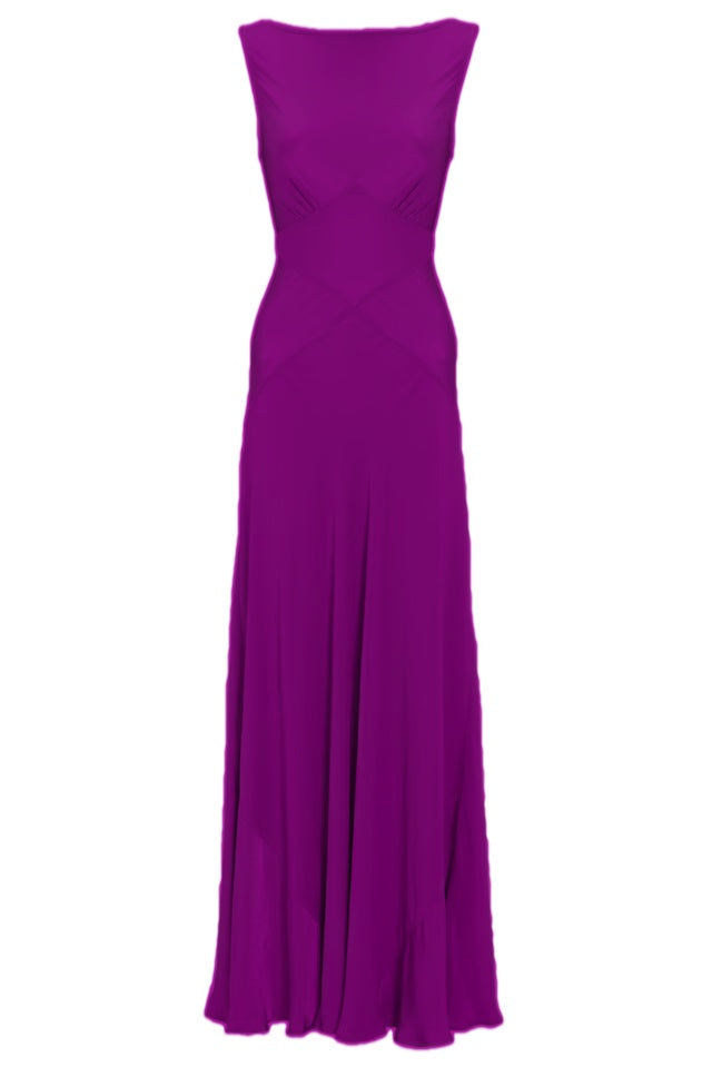 Pink Chiffon V Back Long Prom Dress Elegant Bridesmaids Dress fg7333