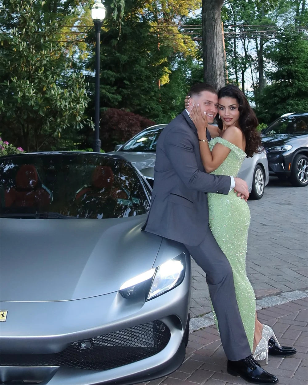 Green Elegant Long Party Dress Prom Dress New Arrive Mermaid Evening Dress fg8020