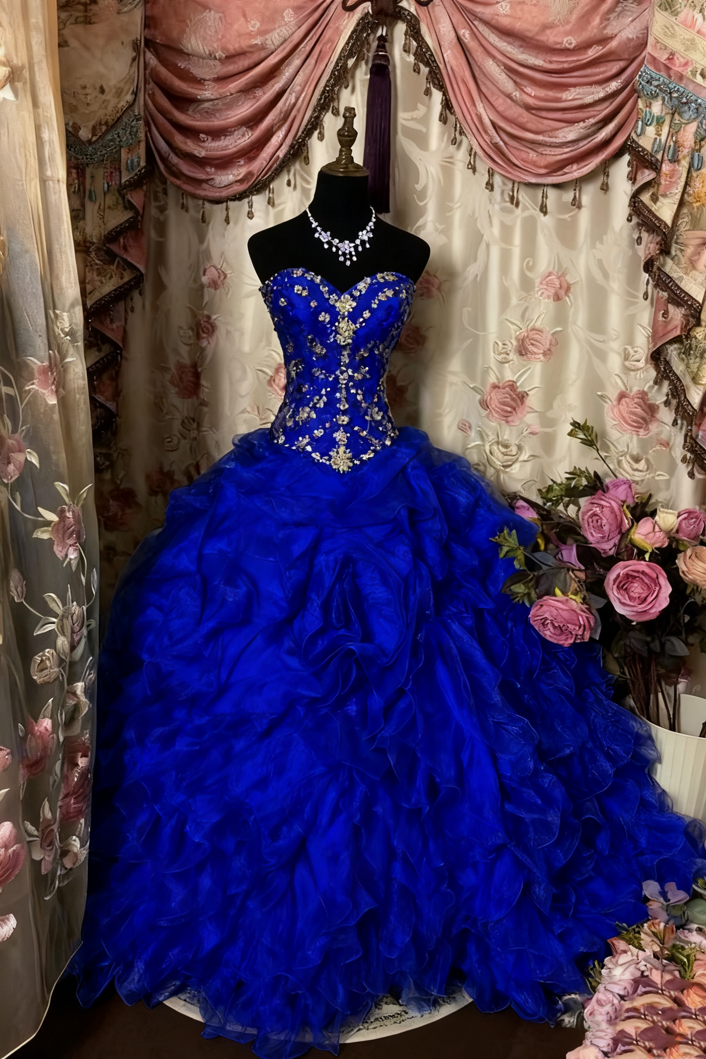 A Line Strapless Vintage Prom Dress Long Evening Dress fg8042