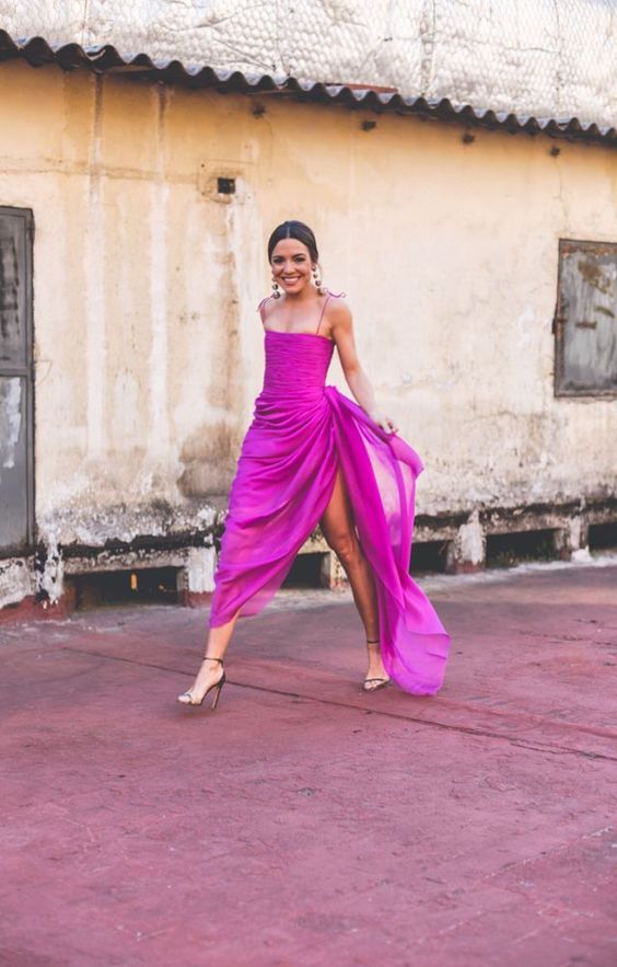 New arrive fuchsia prom dress Evening Gown Party Dress fg3215