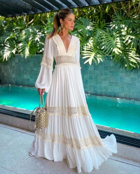 Fashion White Prom Dresses Long Sexy Prom Dress fg2830