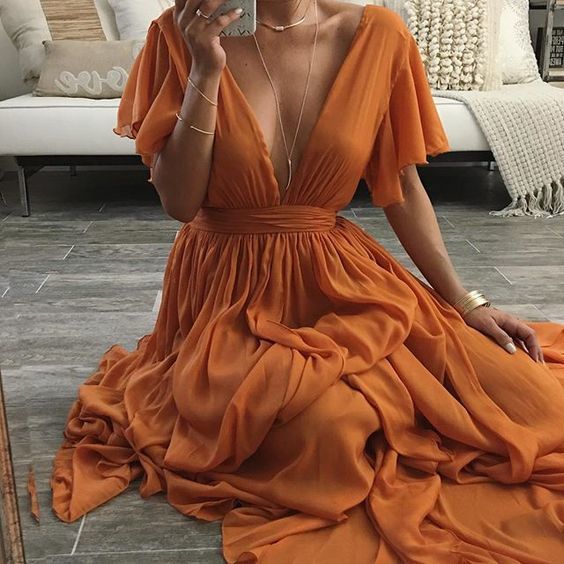 Charming Prom Dress,Chiffon Evening dress fg2708